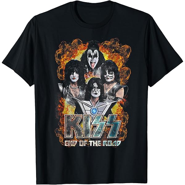 Amazon.com: KISS - End of The Road Tour Event T-Shirt Small